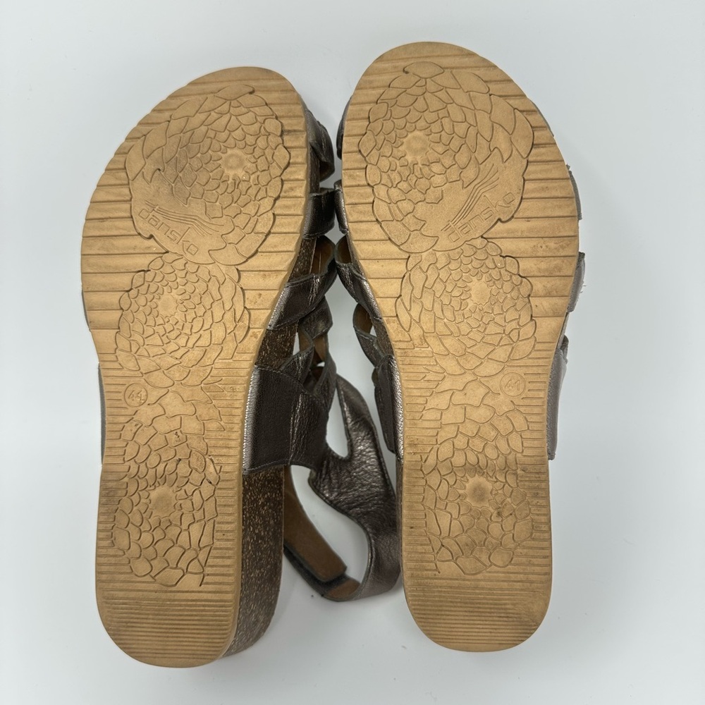 Dansko Selina Gladiator Sandals Metallic Leather Women's 41 - Picture 6 of 16